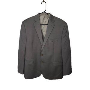 Lauren Ralph Lauren Blazer Men 44S Light Grey Vest/Jacket 2 Pcs. Set Pockets 1B